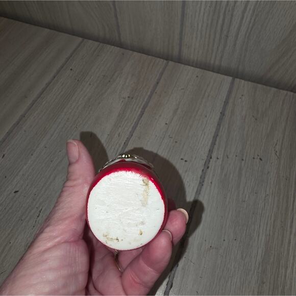 Vtg Santa Claus Hinged Trinket Box Ceramic Christmas Holiday Miniature - Picture 4 of 5